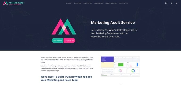 Marketing Audit agency website capture featured image douglas smolens portfolio | Portfolio | Douglas Smolens Web Design & SEO